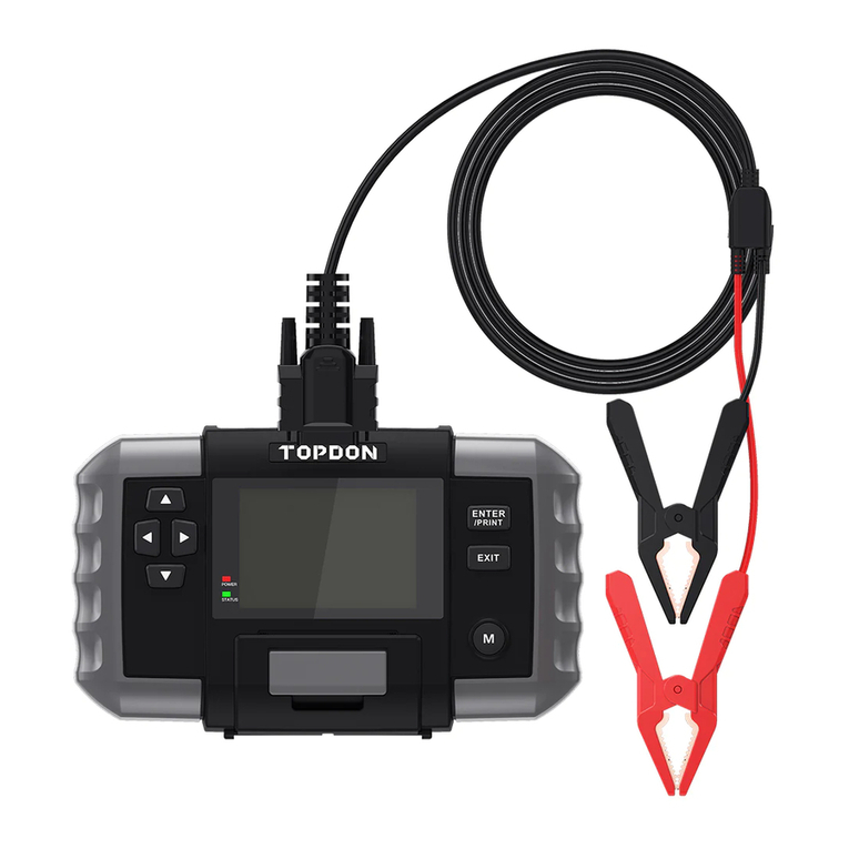 Topdon BT600 Manuel utilisateur