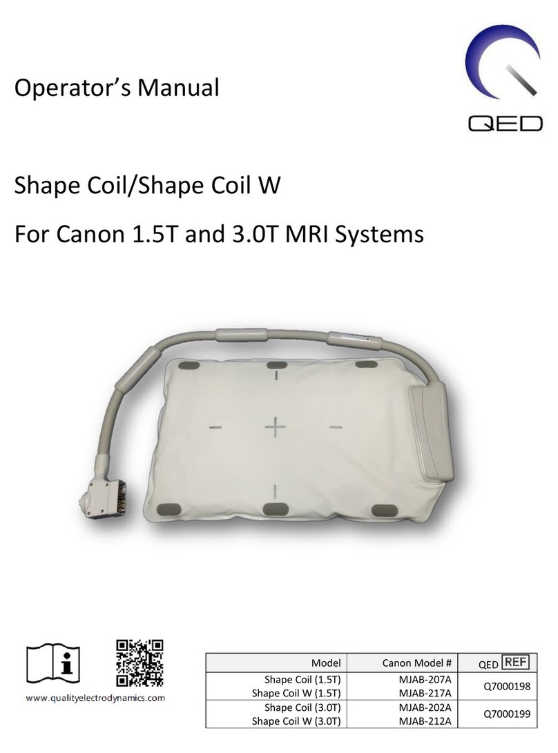 QED Shape Coil Manuel utilisateur