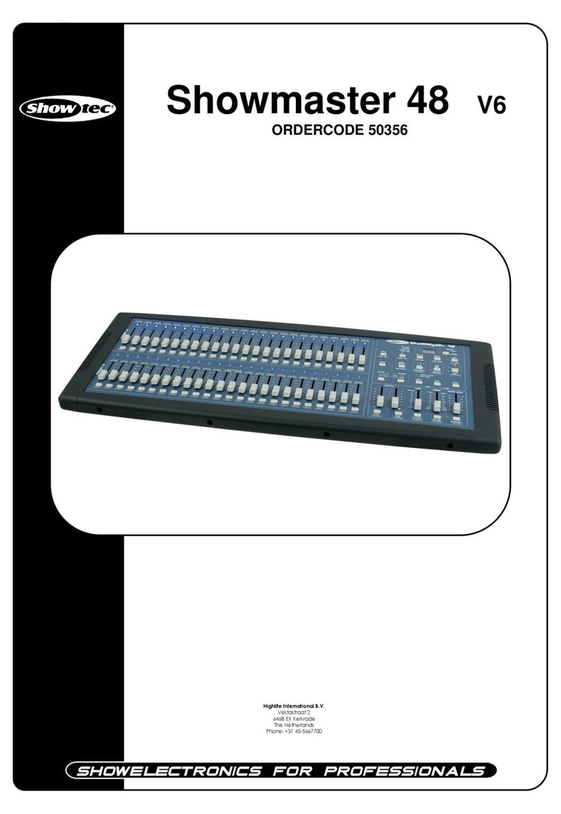 Show Tec Showmaster 48 V6 Manuel utilisateur
