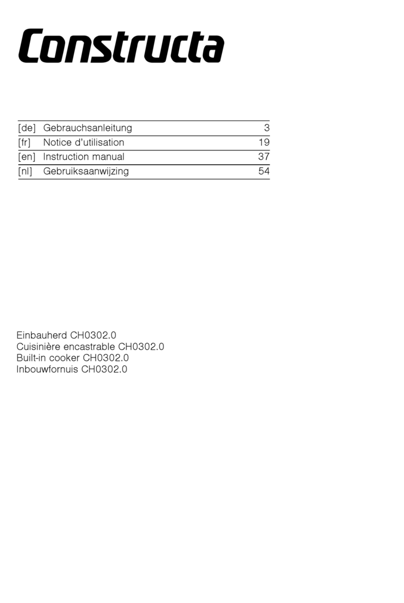 CONSTRUCTA CH030250 Manuel utilisateur