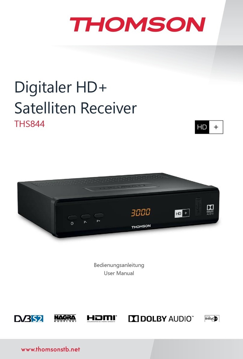THOMSON THS844 Manuel utilisateur
