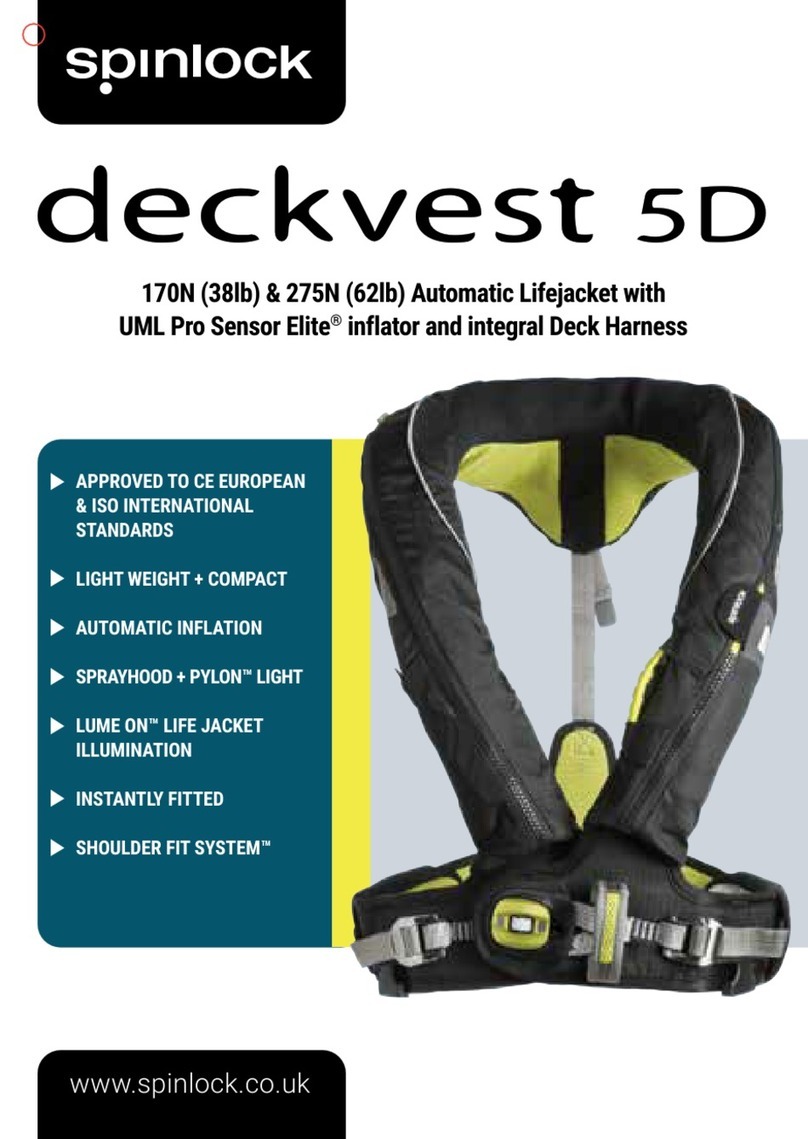 Spinlock DECKVEST VITO 275N Manuel utilisateur