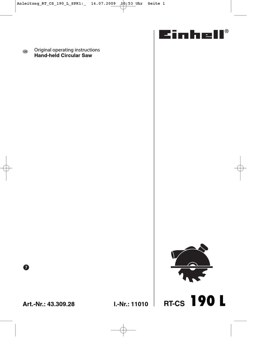 EINHELL 43.309.28 Manuel utilisateur
