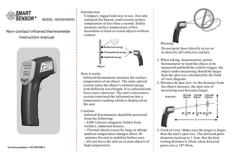Smart Sensor AR330 Manuel utilisateur