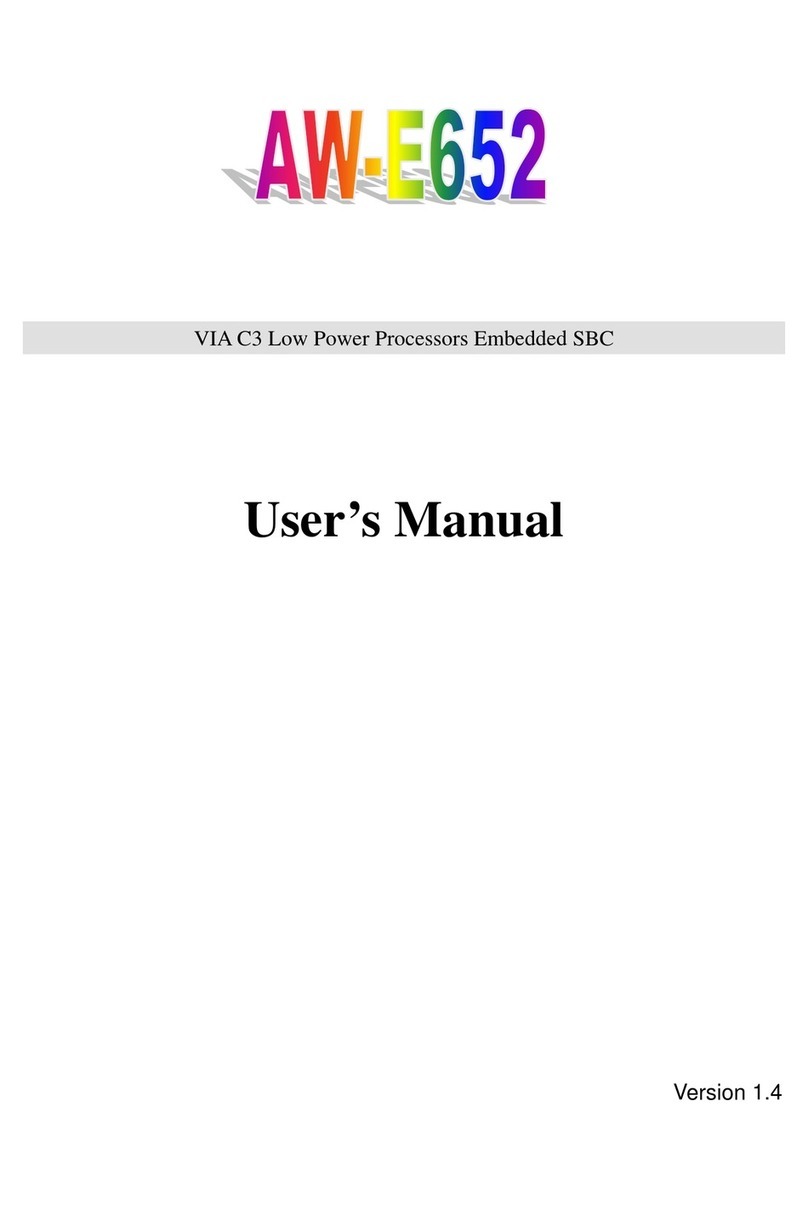 Aewin AW-E652 Manuel utilisateur Aewin AW-E652 Manuel utilisateur