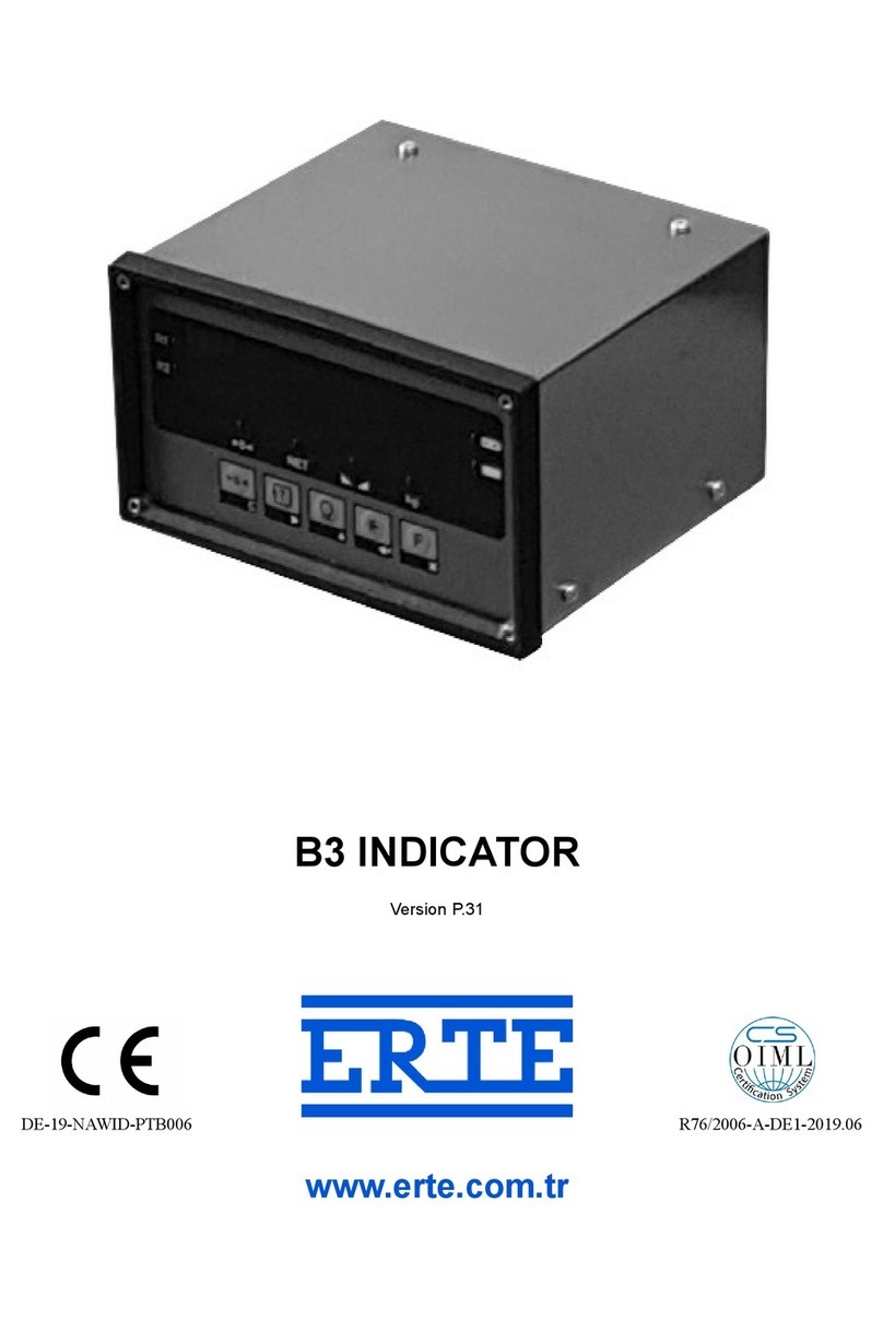 ERTE B3 Manuel utilisateur ERTE B3 Manuel utilisateur