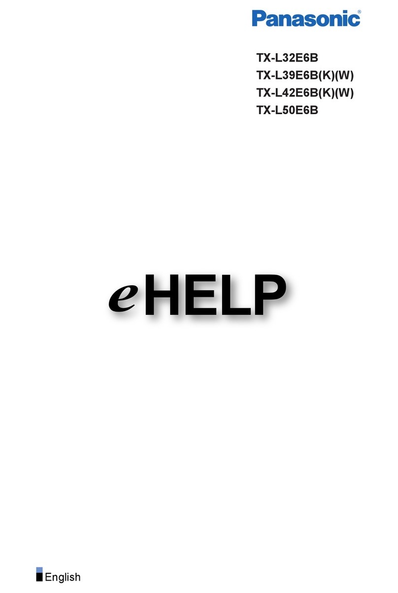 Panasonic TX-L42E6B Manuel utilisateur