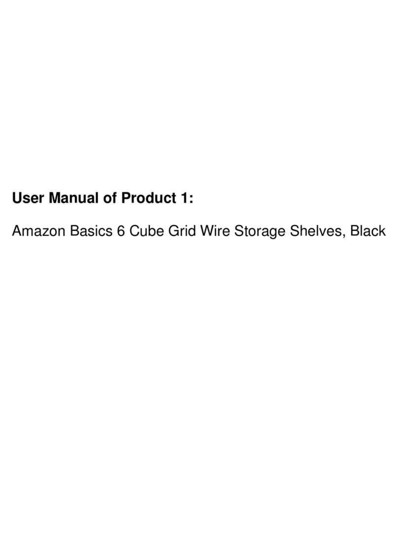 AmazonBasics B0735GRJXY Manuel utilisateur