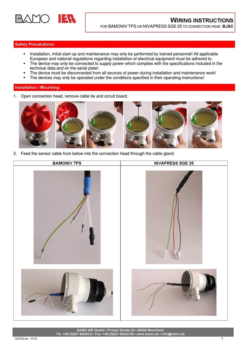 BAMO IER BAMONIV TPS Manuel utilisateur