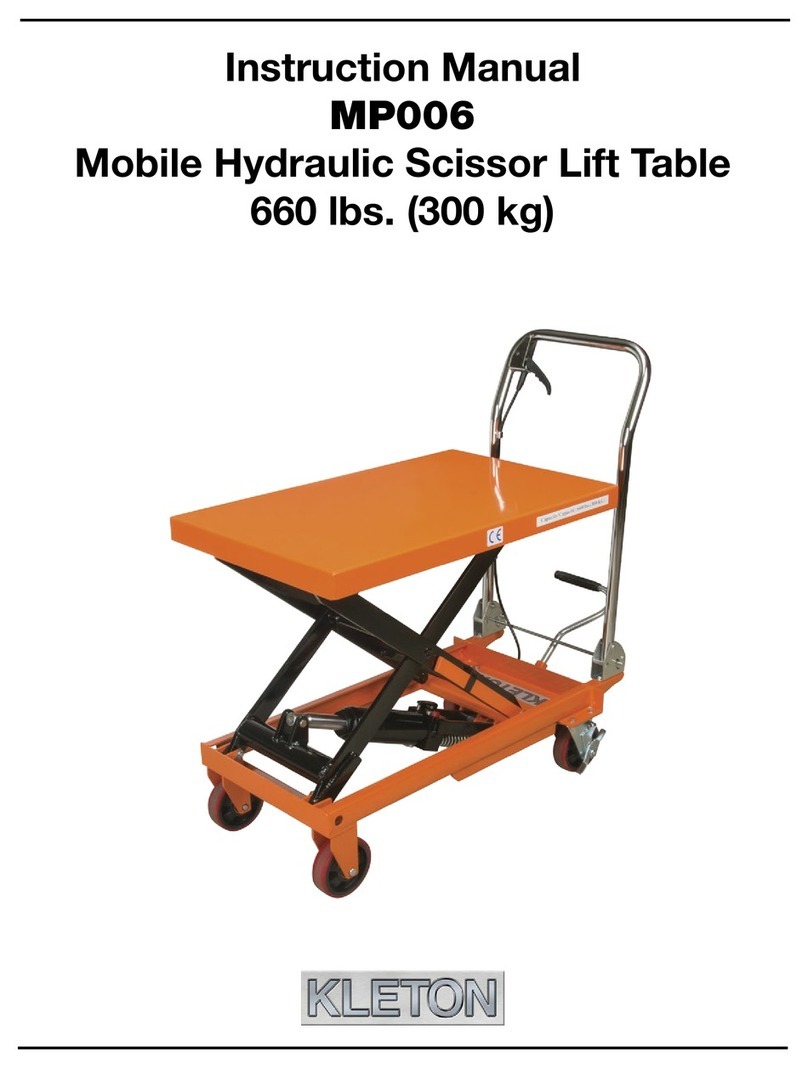 Kleton MP006 Manuel utilisateur Kleton MP006 Manuel utilisateur