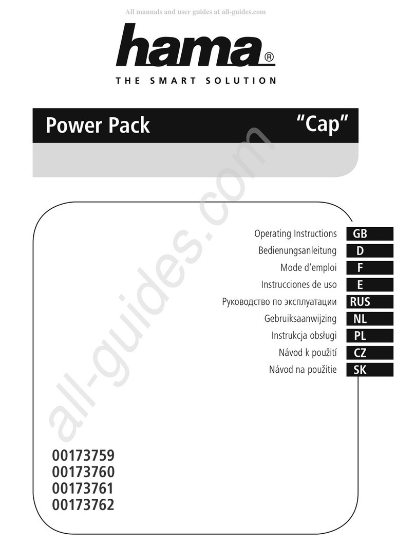 Hama Cap Manuel utilisateur