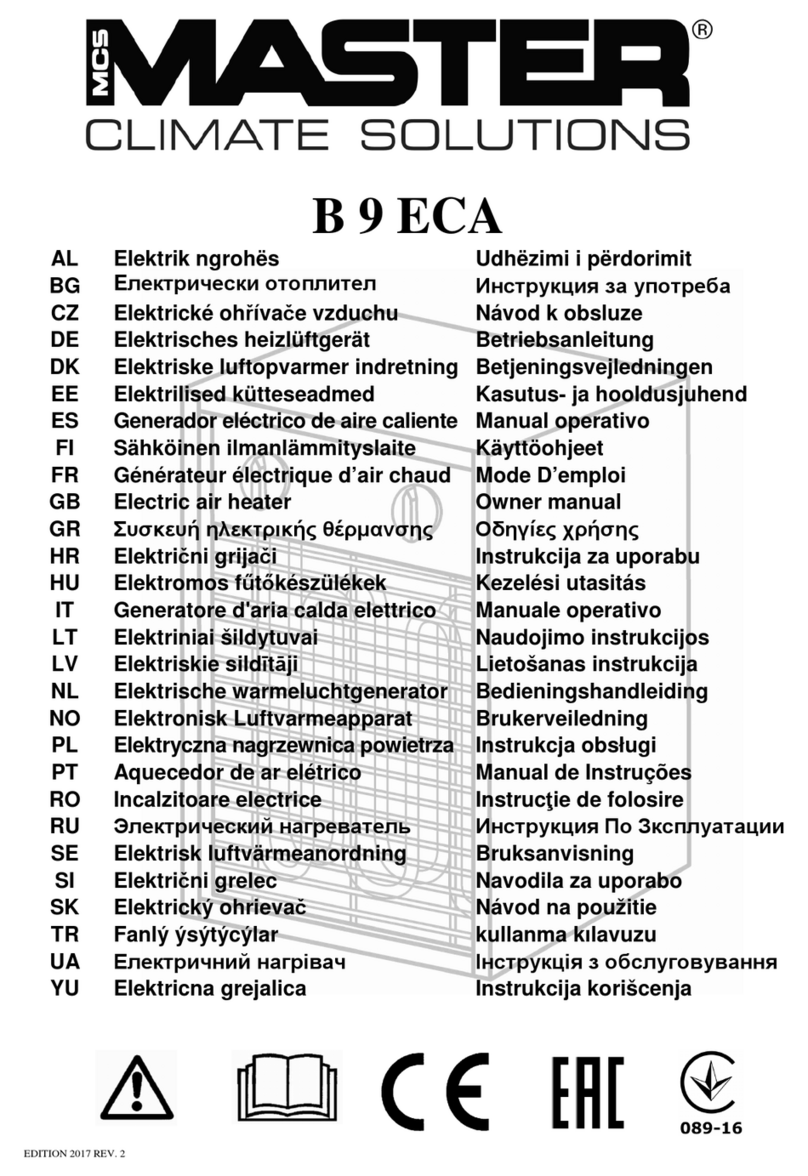 Master B 9 ECA Manuel utilisateur