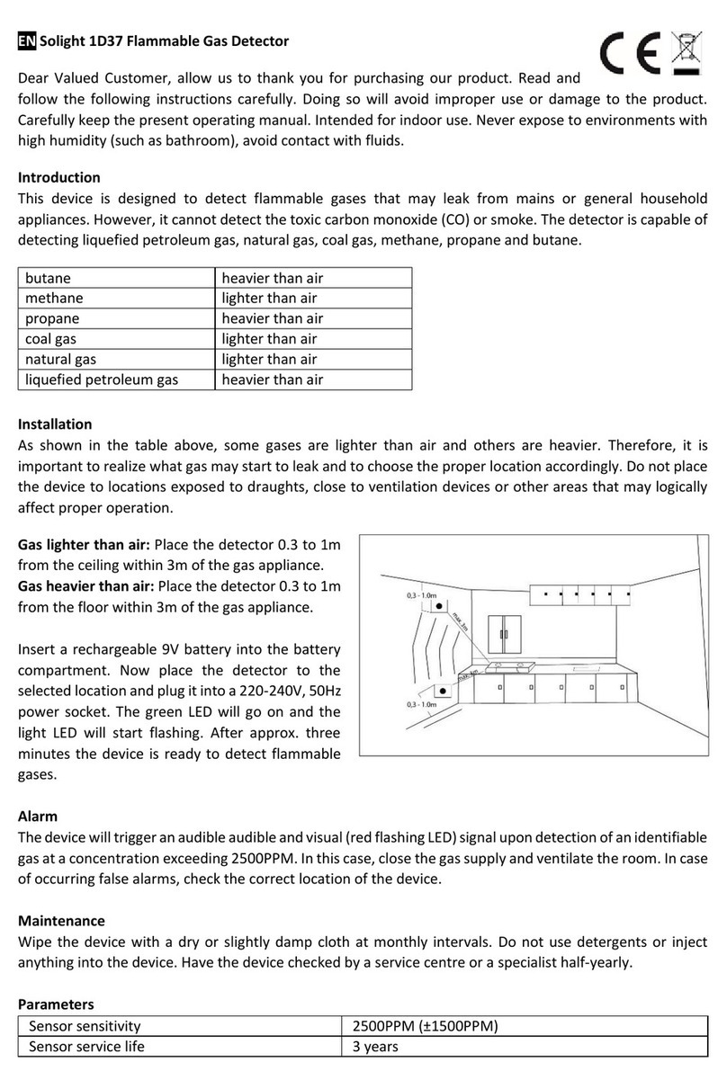 Solight 1D37 Manuel utilisateur Solight 1D37 Manuel utilisateur