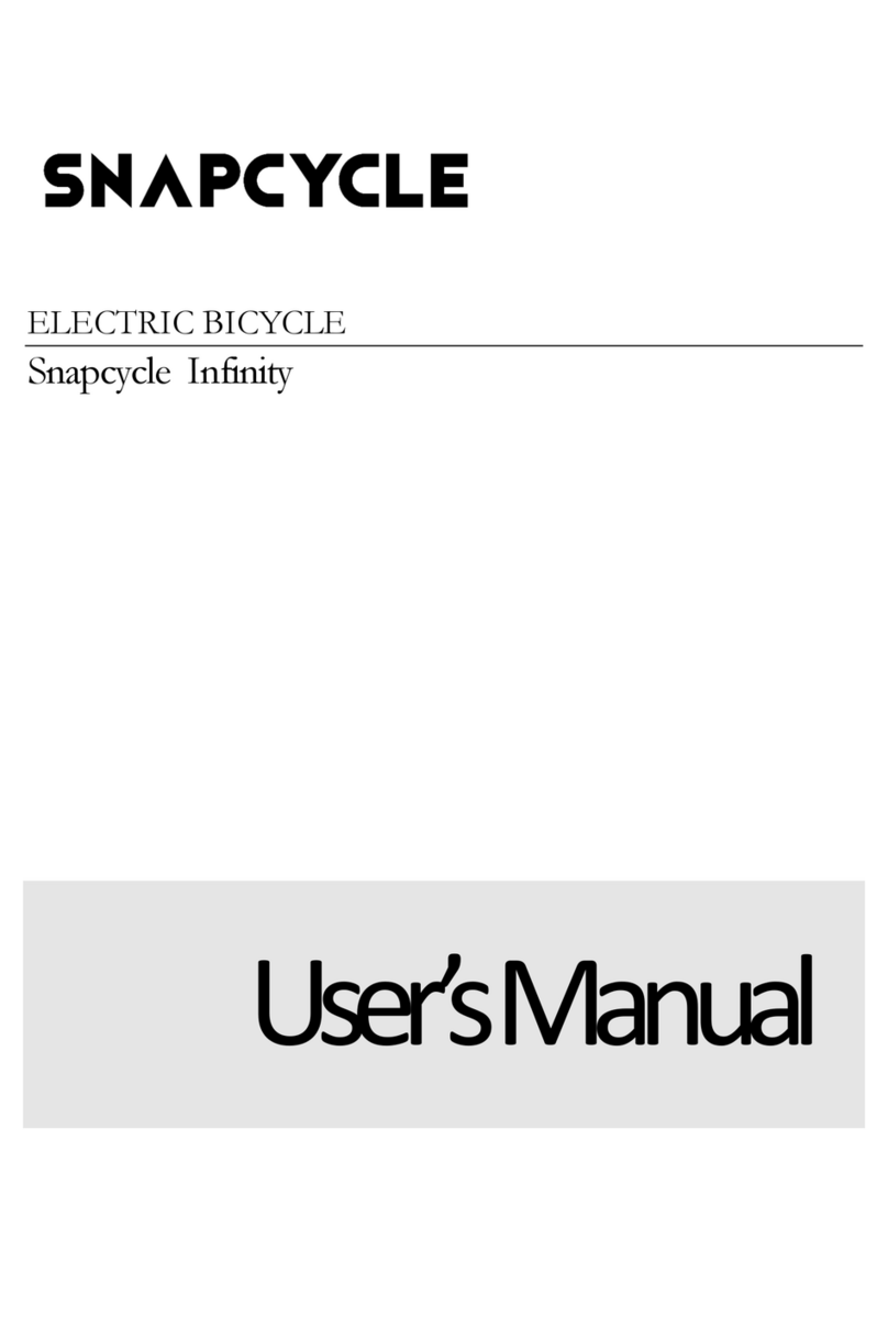 SNAPCYCLE Infinity Manuel utilisateur
