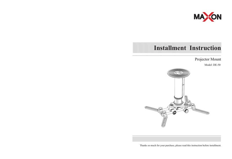 Maxon DE-50 Manuel utilisateur