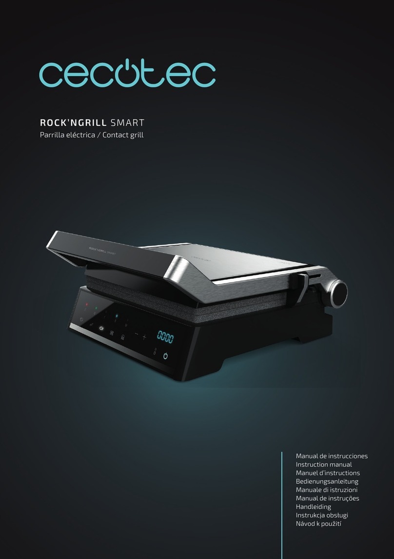 cecotec Rock'nGrill Smart Manuel utilisateur