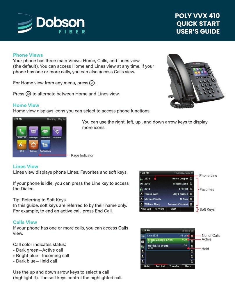 Poly VVX 410 Manuel utilisateur