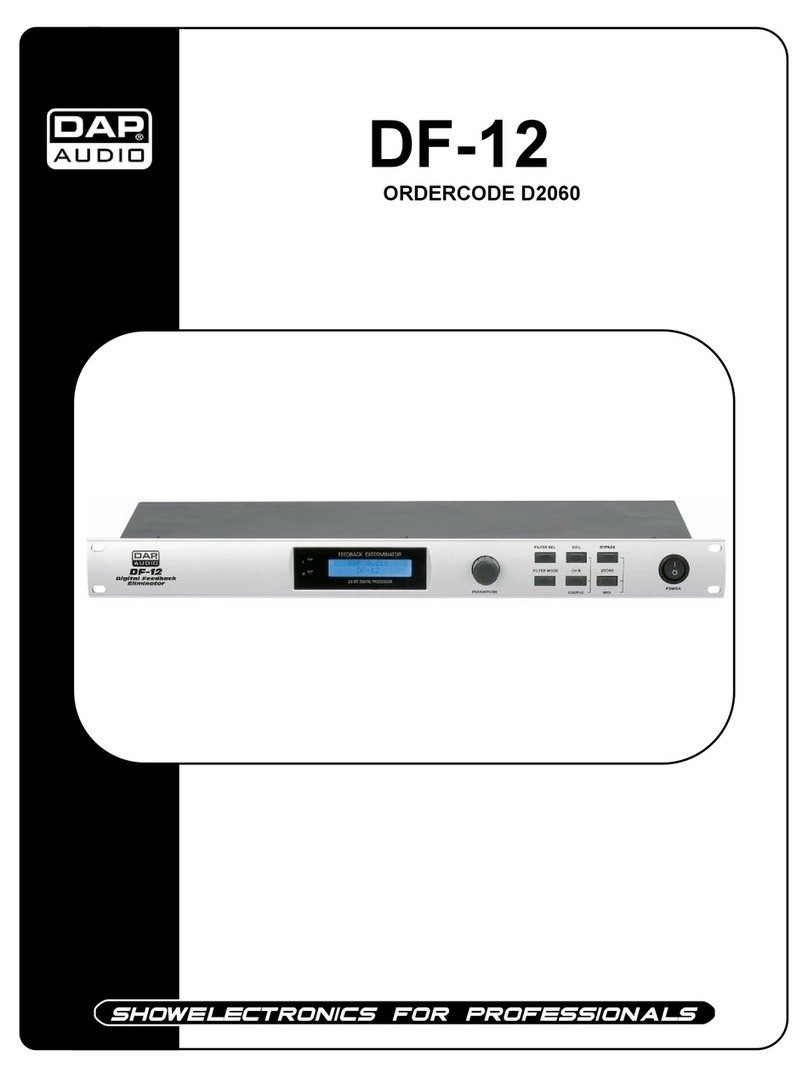 DAPAudio DF-12 Manuel utilisateur