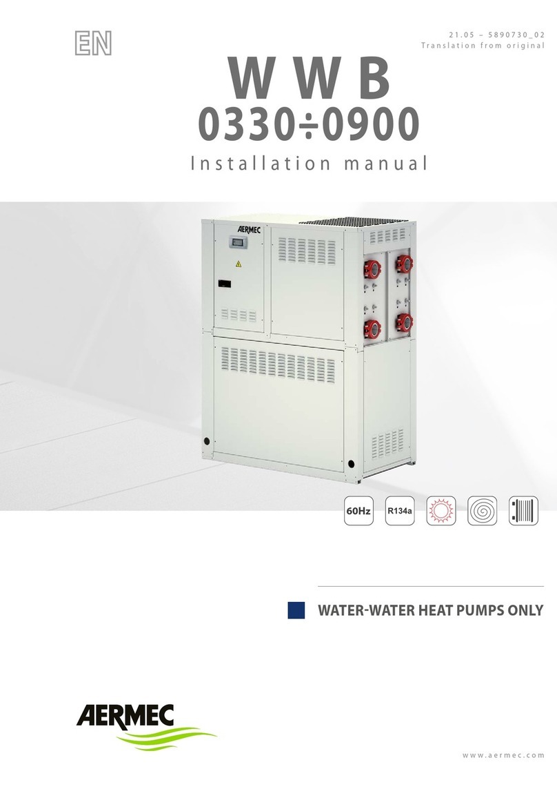 AERMEC WWB 0900 Manuel utilisateur