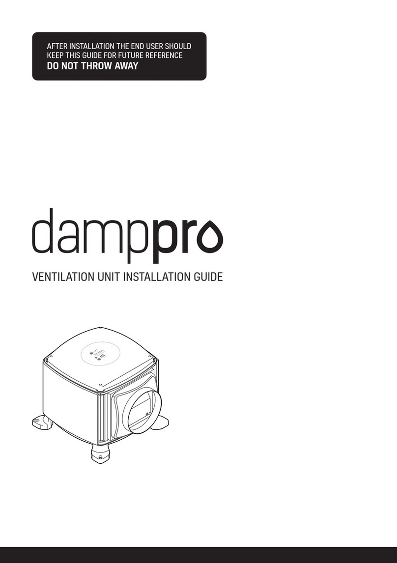 Envirovent Damp Pro DP-EVL Manuel utilisateur