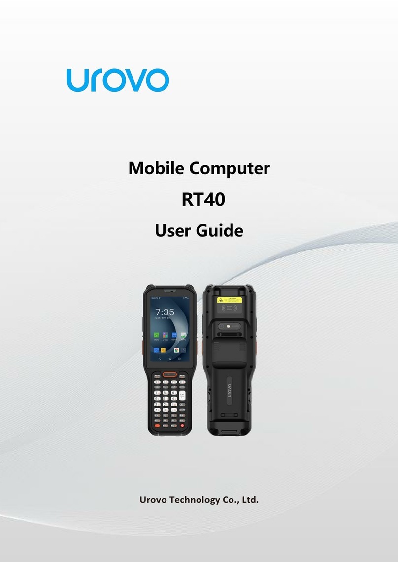 UROVO RT40 Manuel utilisateur