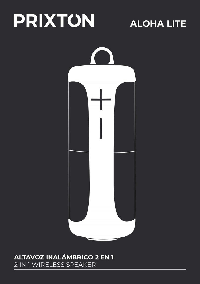 PRIXTON ALOHA LITE Manuel utilisateur