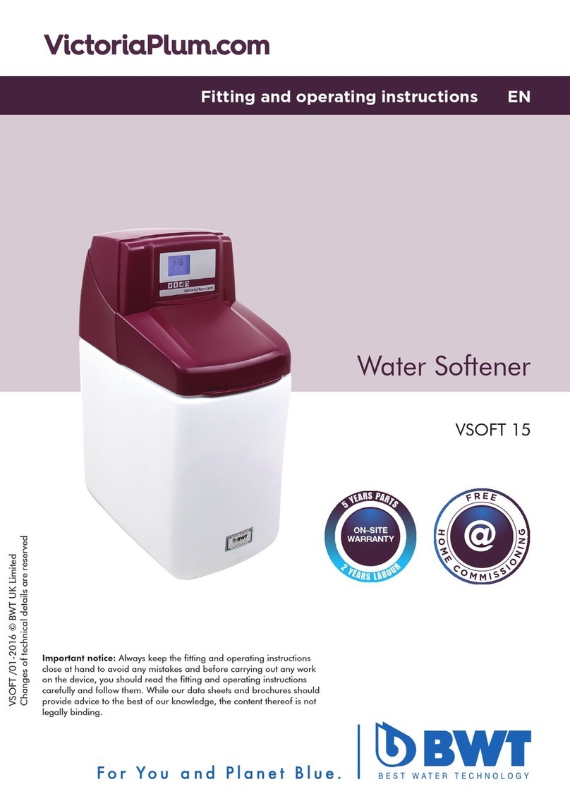 BWT VSOFT 15 Manuel