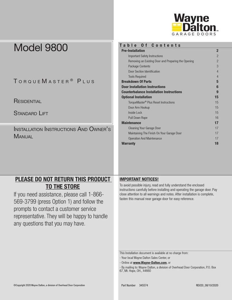 Wayne-Dalton TOROQUEMASTER PLUS Guide de démarrage rapide