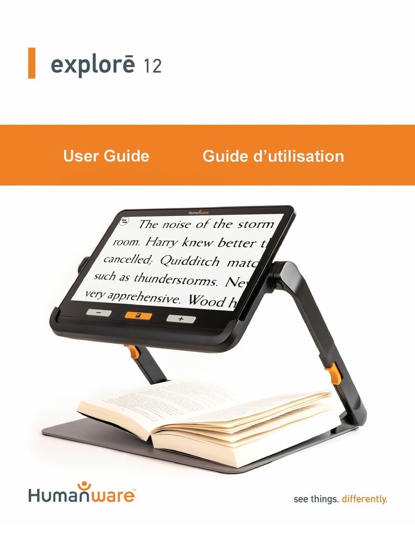 Humanware explore 12 Manuel utilisateur