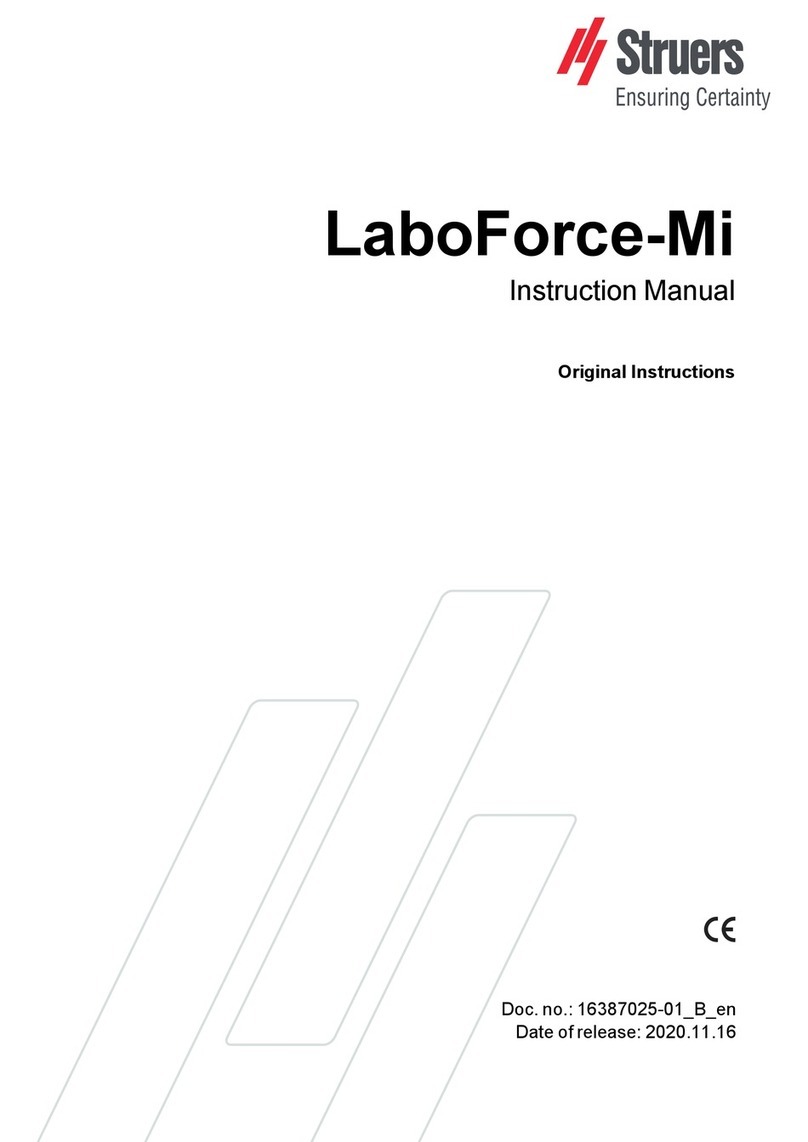 Struers LaboForce-Mi Manuel utilisateur