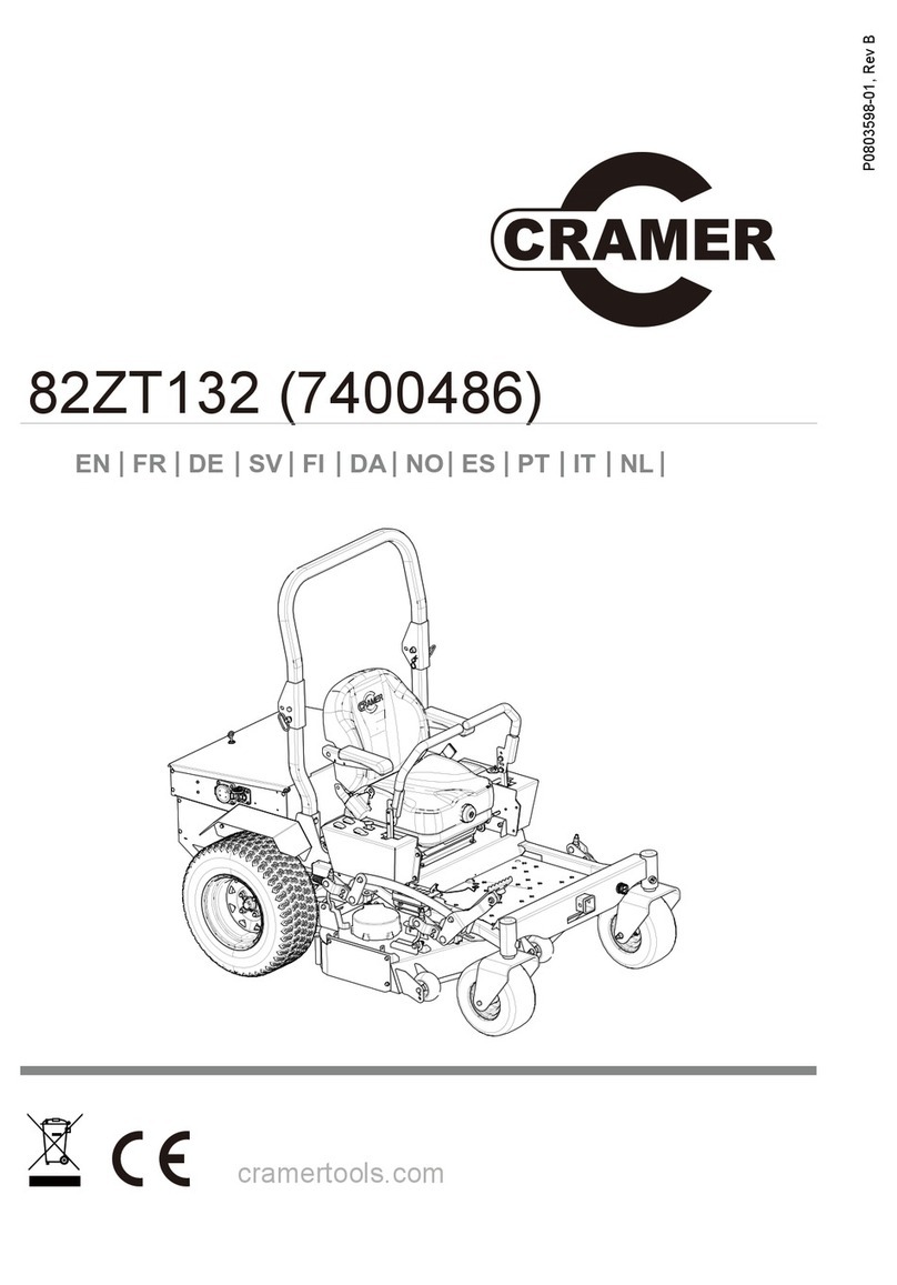 Cramer 82ZT132 Manuel utilisateur Cramer 82ZT132 Manuel utilisateur