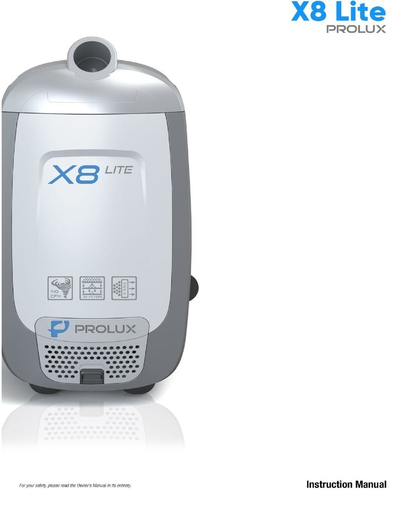 Prolux X8 Lite Manuel utilisateur
