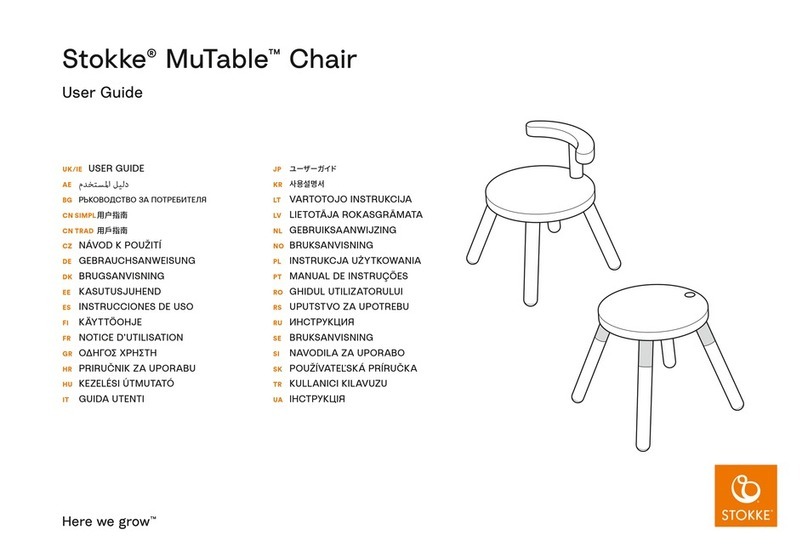 Stokke MuTable Chair Manuel utilisateur