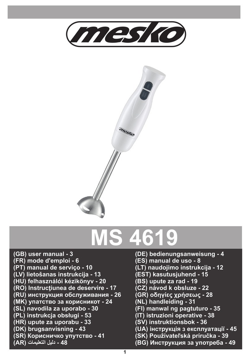 Mesko MS 4619 Manuel utilisateur
