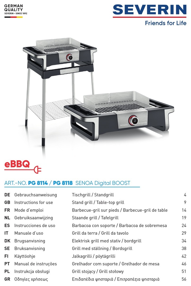 SEVERIN PG 8114 Manuel utilisateur SEVERIN PG 8114 Manuel utilisateur