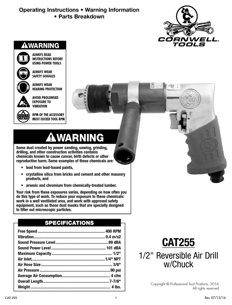 Cornwell Tools CAT255 Manuel utilisateur
