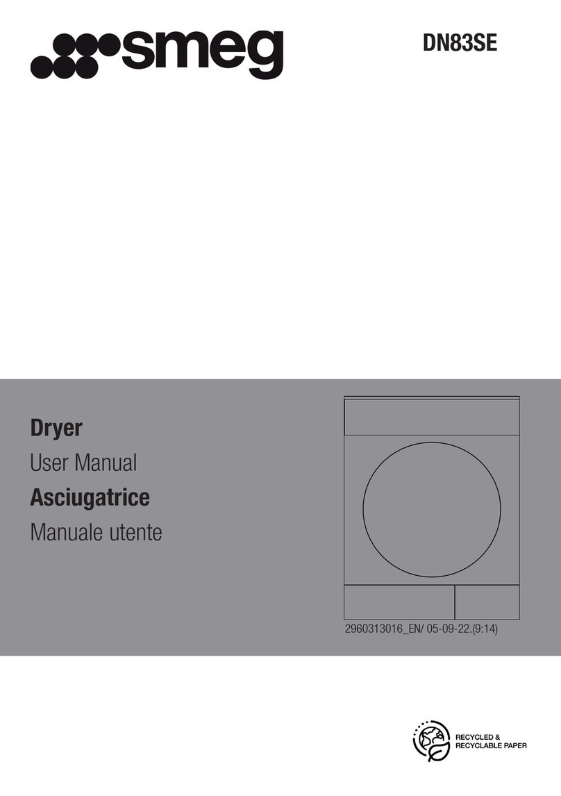 Smeg DN83SE Manuel utilisateur Smeg DN83SE Manuel utilisateur