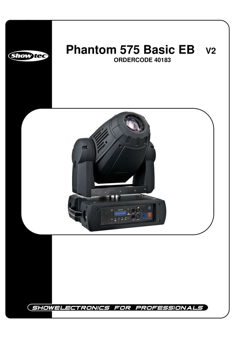 Show Tec Phantom 575 Basic EB V2 Manuel utilisateur
