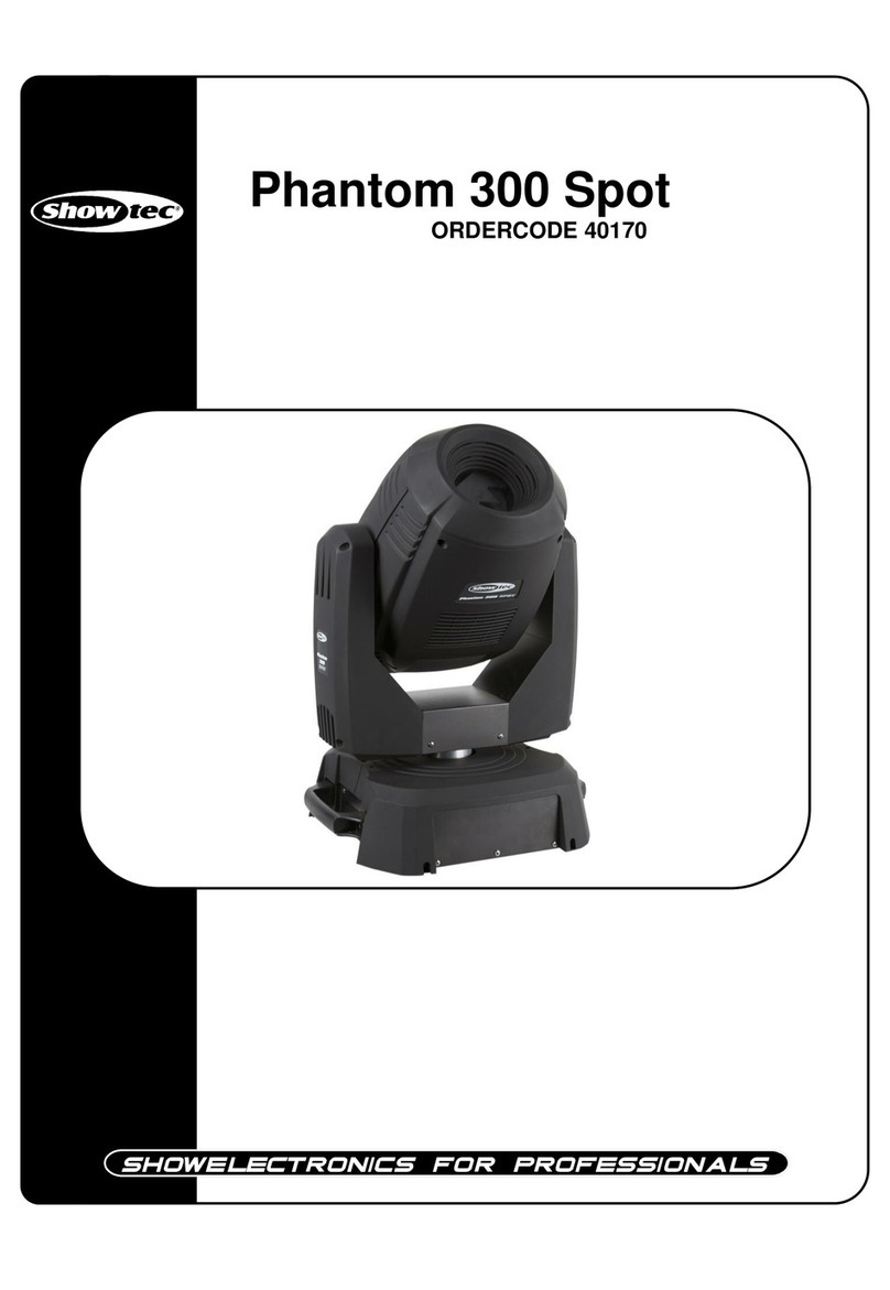 Show Tec Phantom 300 Spot Manuel utilisateur