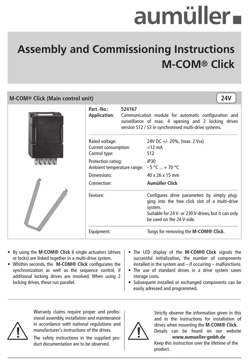 Aumuller M-COM Click Manuel de formation