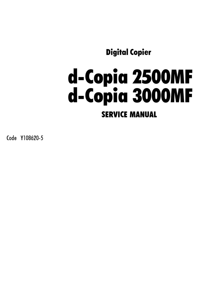 Olivetti d-Copia 2500MF Manuel utilisateur