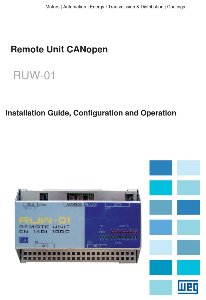 WEG RUW-01 Manuel utilisateur