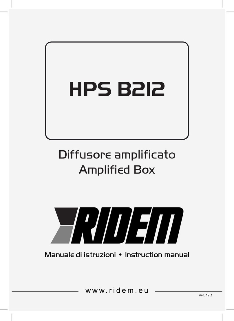 Ridem HPS B212 Manuel utilisateur