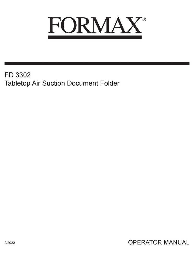 Formax FD 3302 Manuel utilisateur