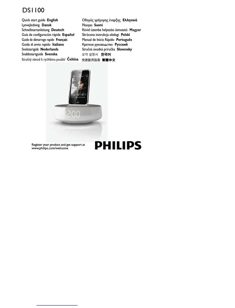 Philips Fidelio DS1100 Manuel utilisateur