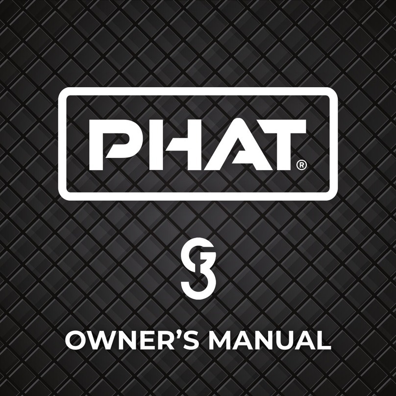 PHAT G3 Manuel utilisateur