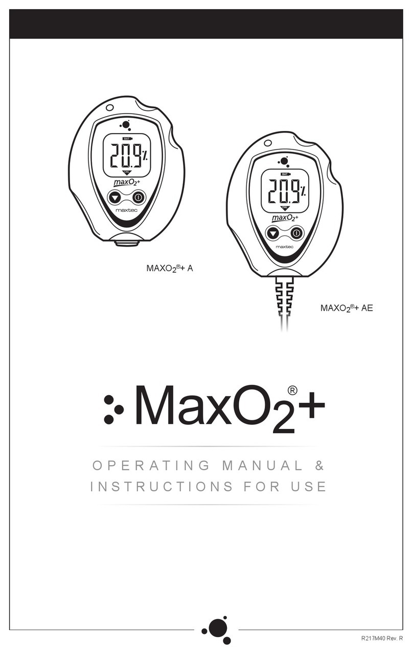 Maxtec MAXO2+ A Manuel utilisateur
