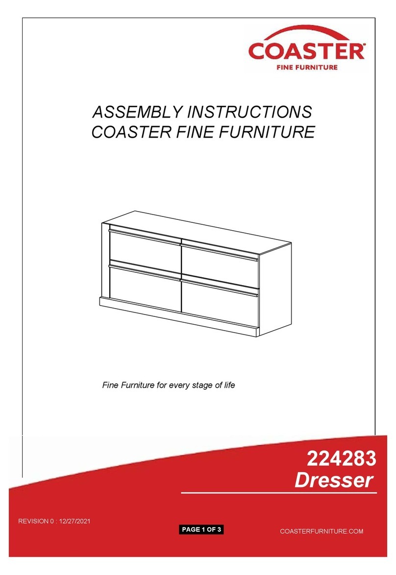 Coaster 224283 Manuel utilisateur