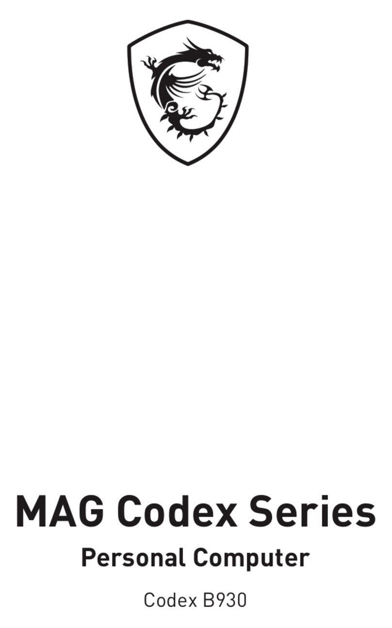 MSI Codex B930 Manuel utilisateur