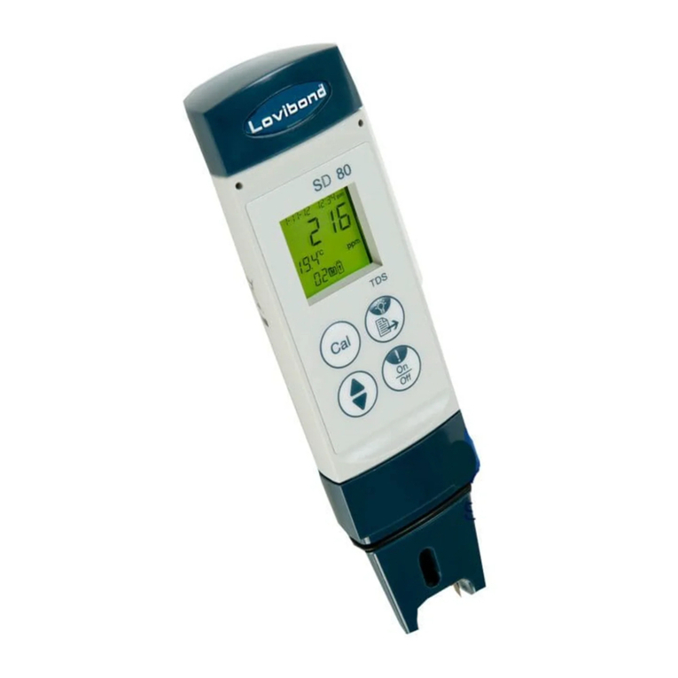 Lovibond SD 80 Manuel utilisateur